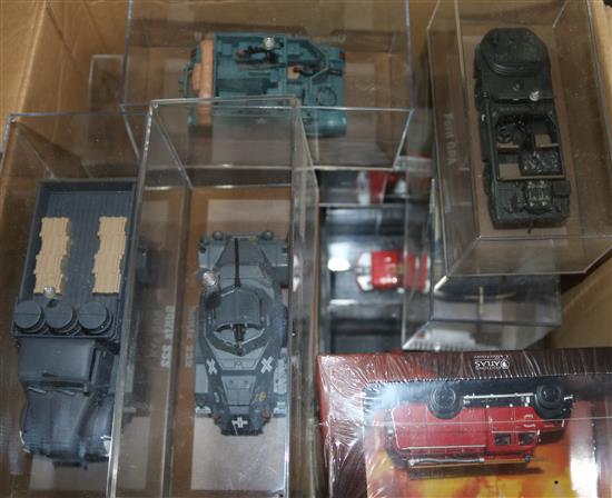 German cars, military toy models, soldiers etc